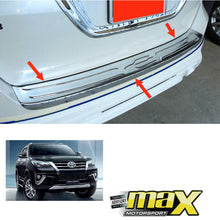 Load image into Gallery viewer, Toyota Fortuner (15-On) Rear Boot Protector - Chrome
