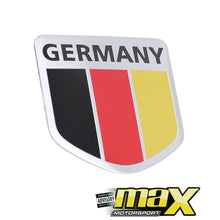 Load image into Gallery viewer, Aluminum German Shield Stick On Badge
