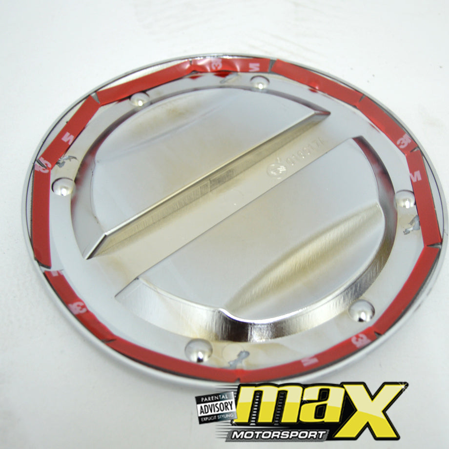 Mitsubishi Triton (06-10) Chrome Fuel Cap Covers With Triton Logo