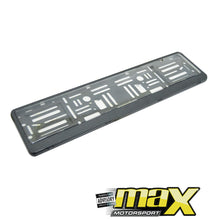 Load image into Gallery viewer, Universal Carbon Look License Plate Holder With Protector Cover
