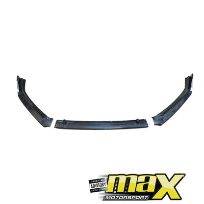 VW Polo 6 / Polo 7 Carbon Look 3-Piece Front Lip Spoiler