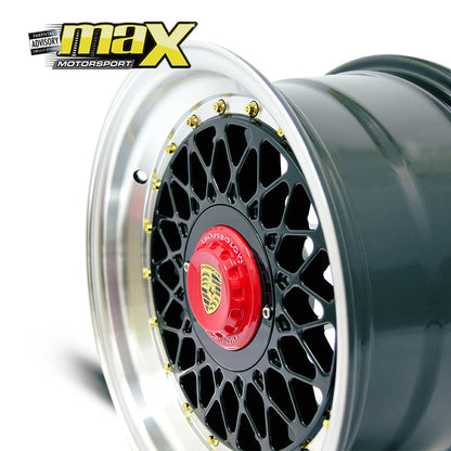 15 Inch Mag Wheel - MX355 Porsche Mesh Replica Wheel (4x100/114.3 PCD)