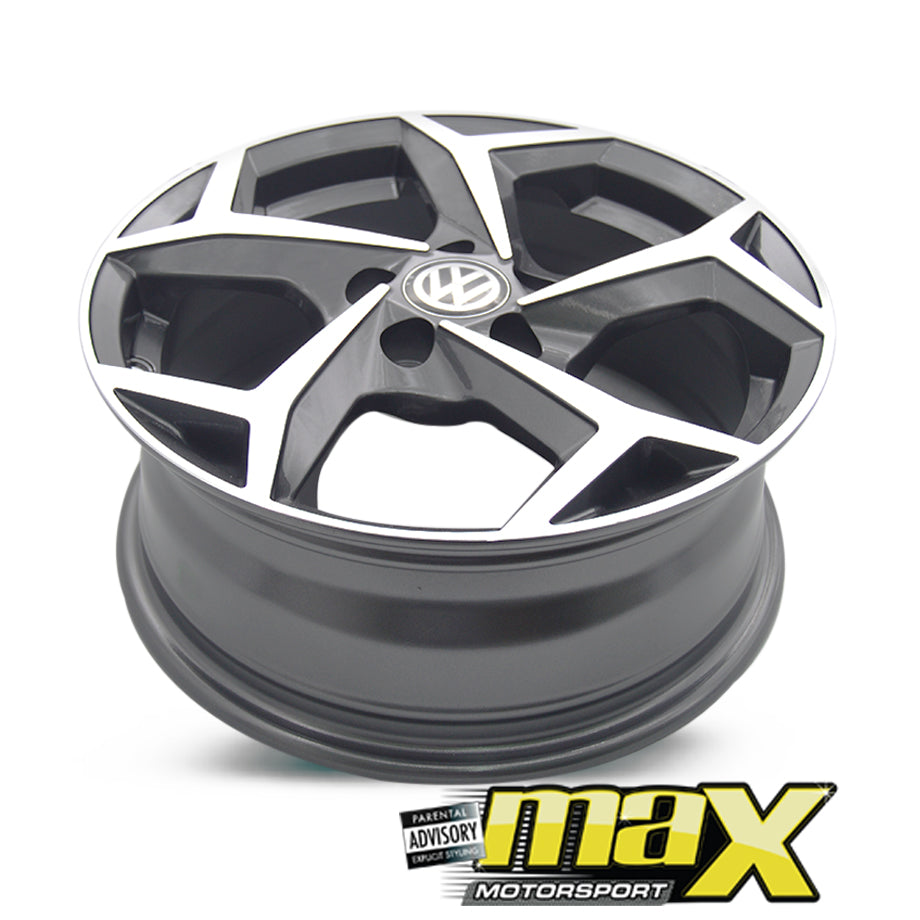 Mag Rim Line 15 Inch Mag Wheel - Polo R-Line Style - MX5350 (5x100 PCD) – Max Motorsport