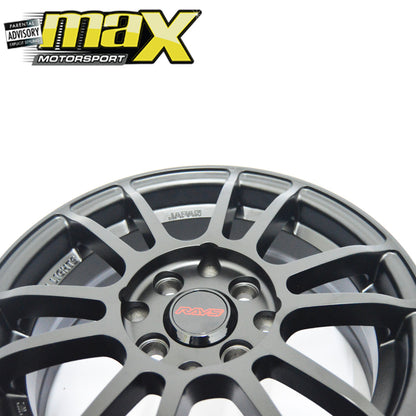 14 Inch Mag Wheel - MX15013 Rays Replica Wheels - (4x100/114.3 PCD)