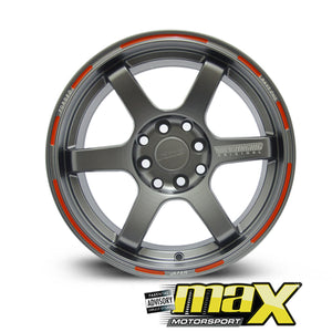 15 Inch Mag Wheel - Volk MX616 Racing Replica Wheels (4x100/114.3 PCD)