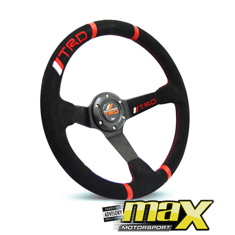 TRD Drift Style Suede Steering Wheel