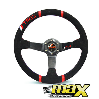 TRD Drift Style Suede Steering Wheel