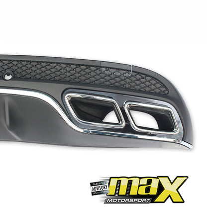 Merc W205 C63 Style Upgrade Diffuser With Tailpipes (15-19)