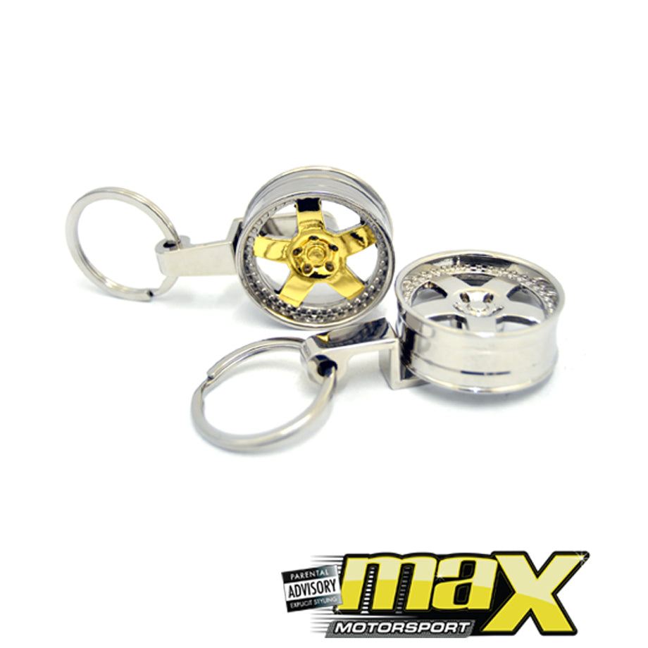 Auto Part Key Ring - Mag Wheel